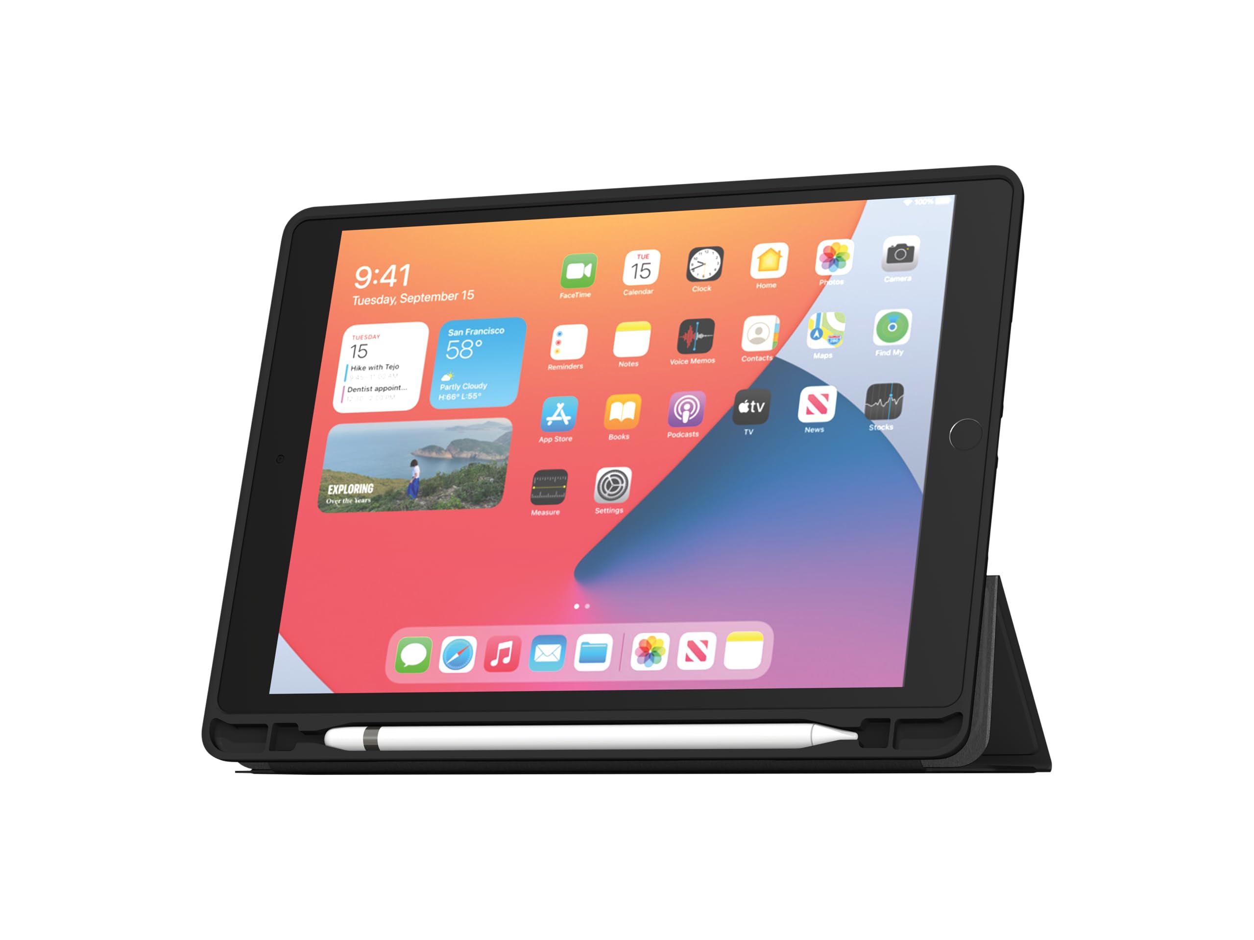 FOLIO SLIMSKIN IPAD 7/8/9 GEN BLACK