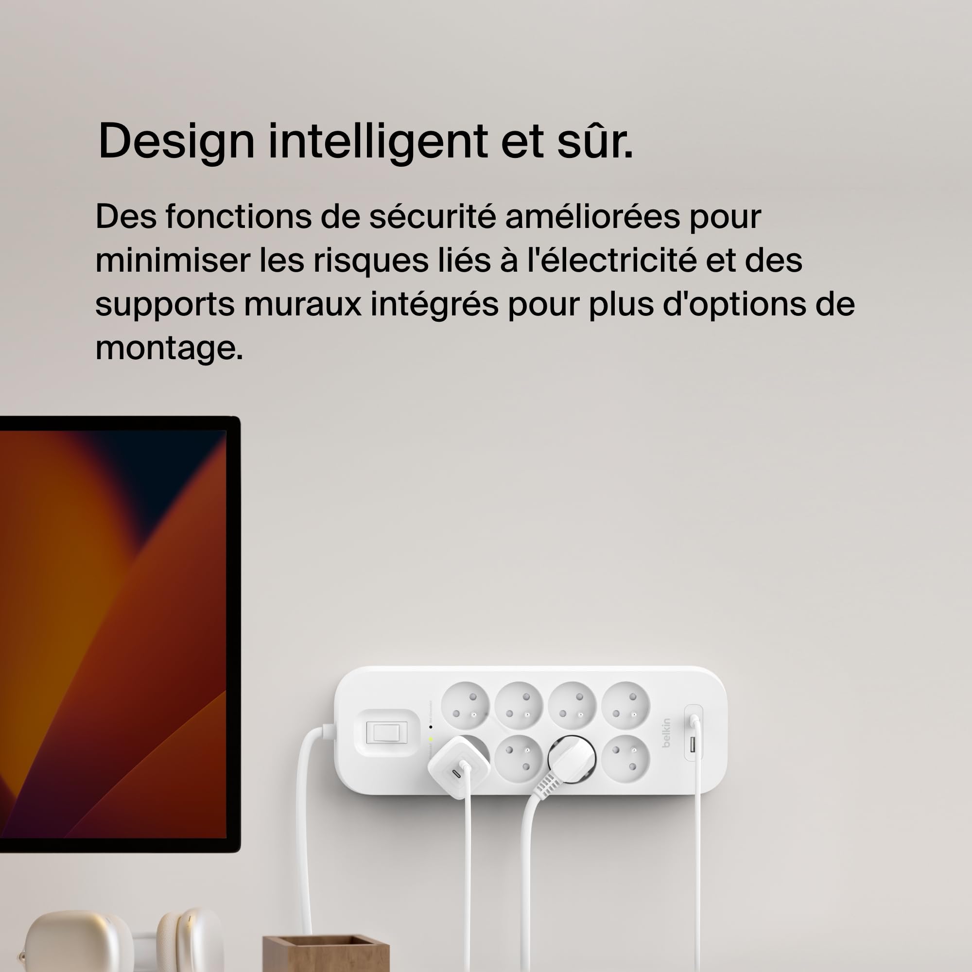 BELKIN Surge Protection with USB C 8 Outlet