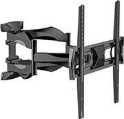 VISION Monitor Desk Post Dual Black