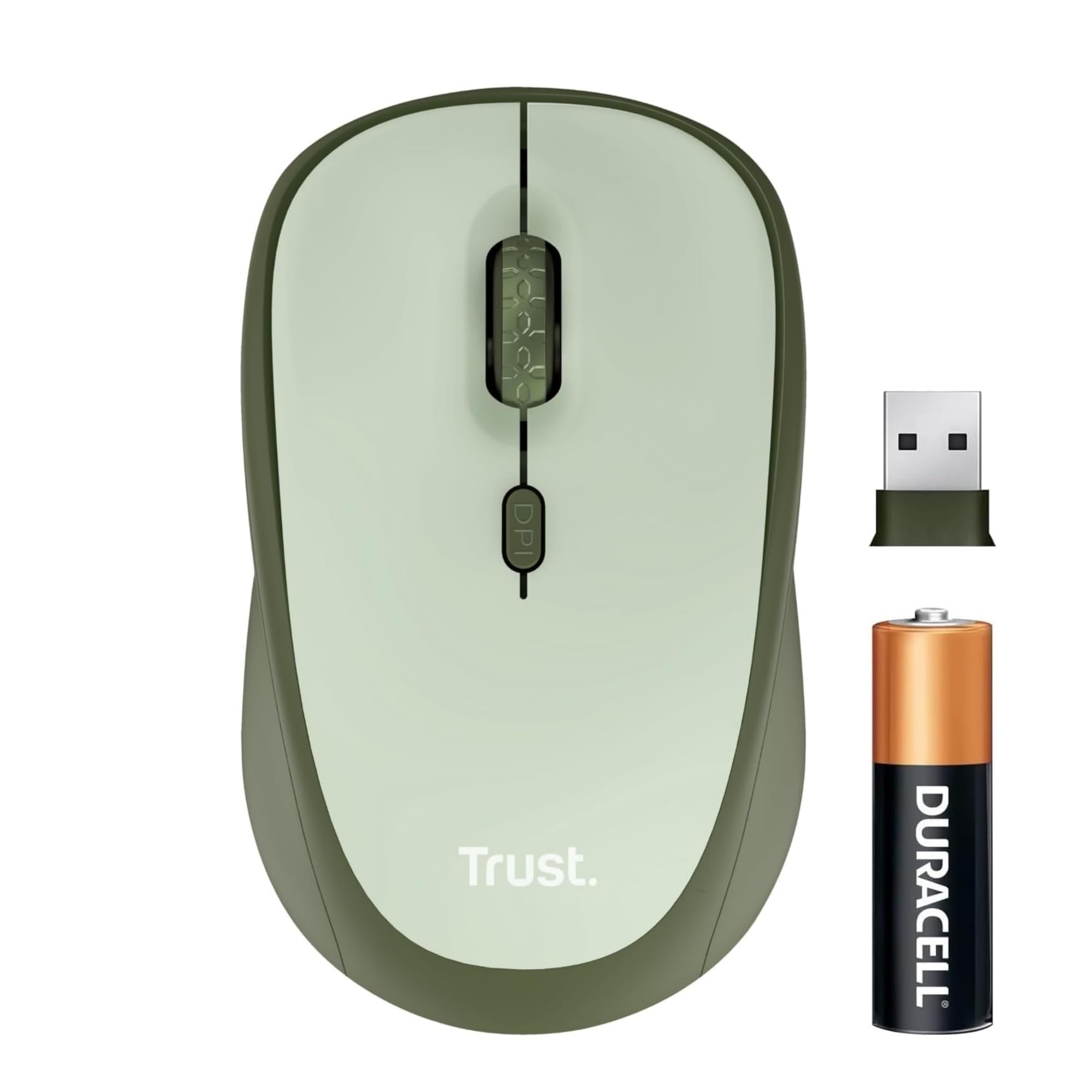 TRUST Souris sans fil compacte YVI+ ECO - Green