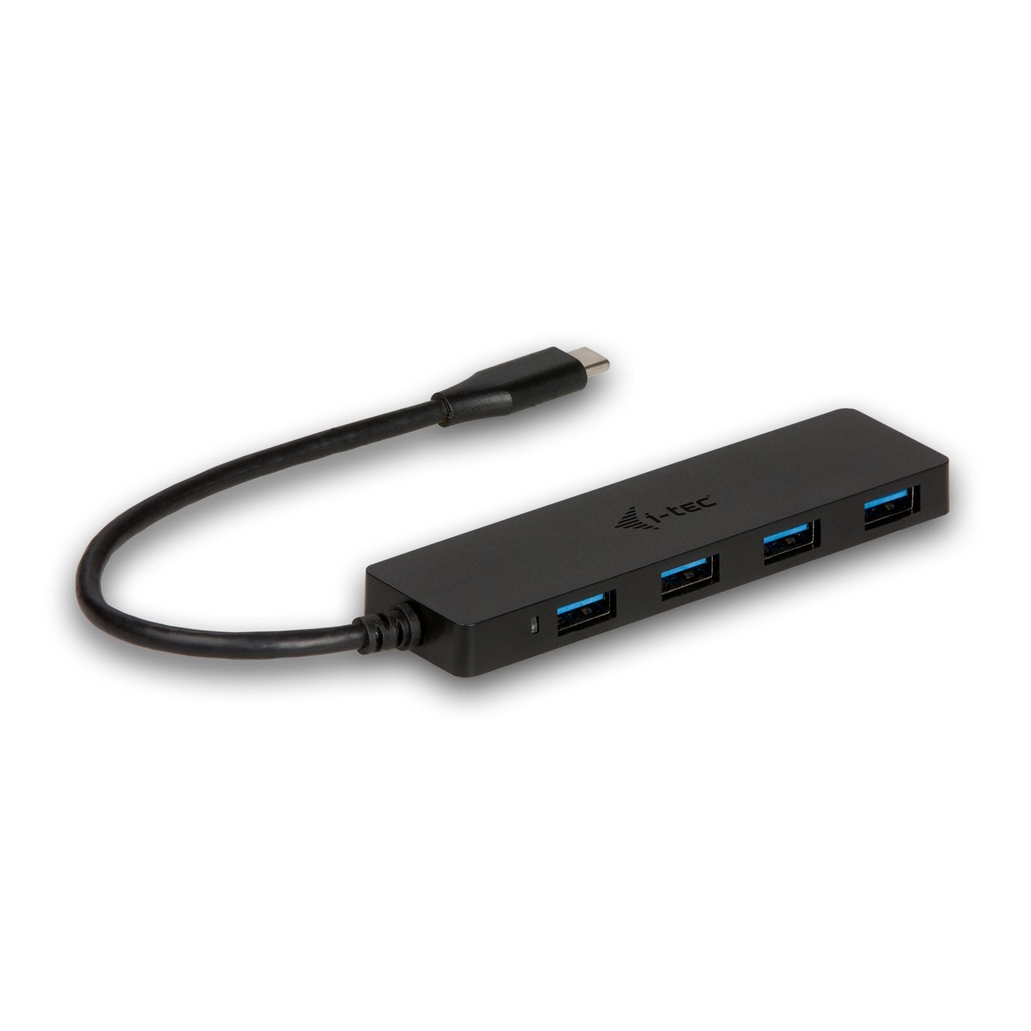 I-TEC USB C Slim Passive HUB 4 Port without power adapter for Notebook Tablet PC supports Win Mac OS compatible with Thunderbolt