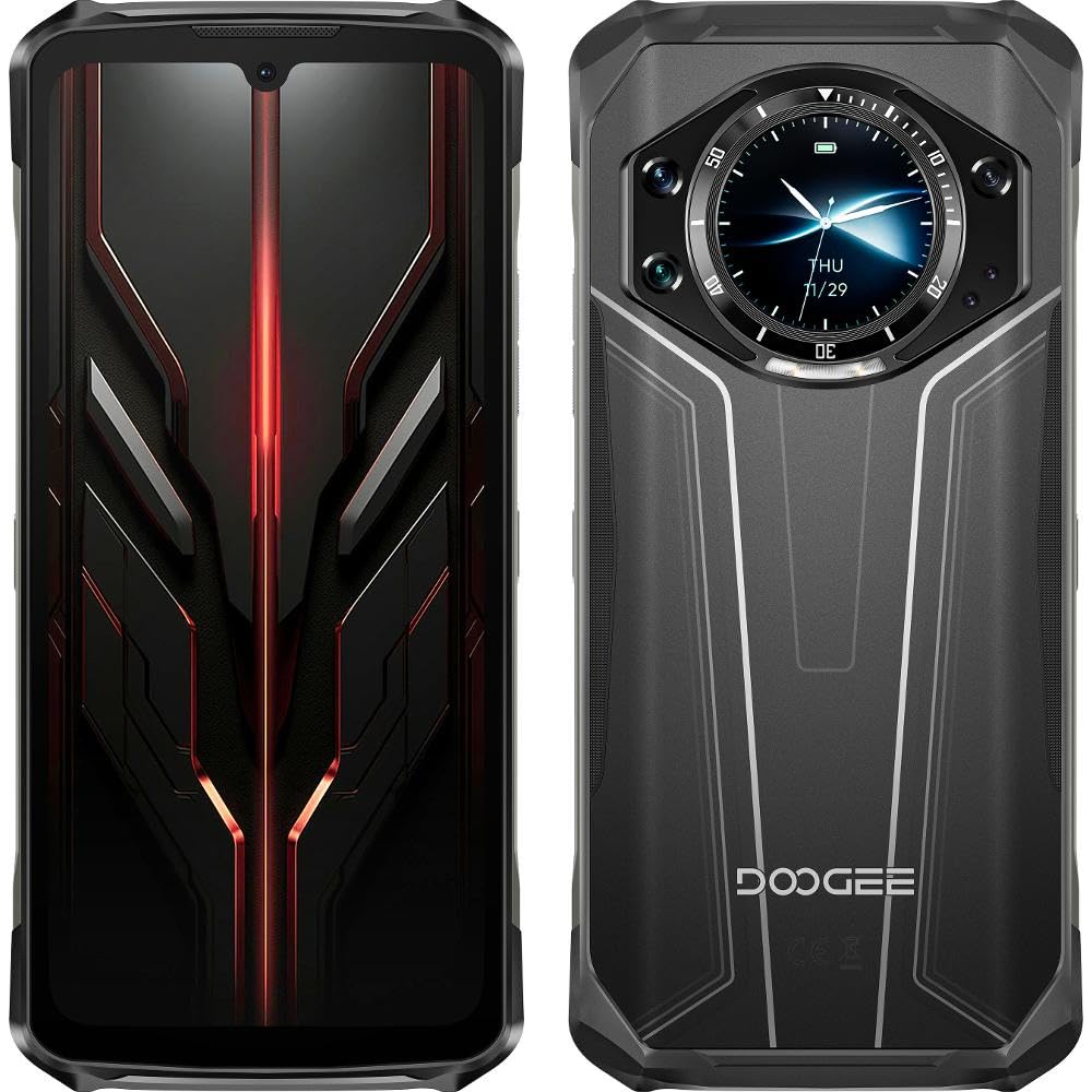 Doogee S119 (NFC - 6.72'', 512 Go, 8 Go RAM - 10 200 mAh) Noir