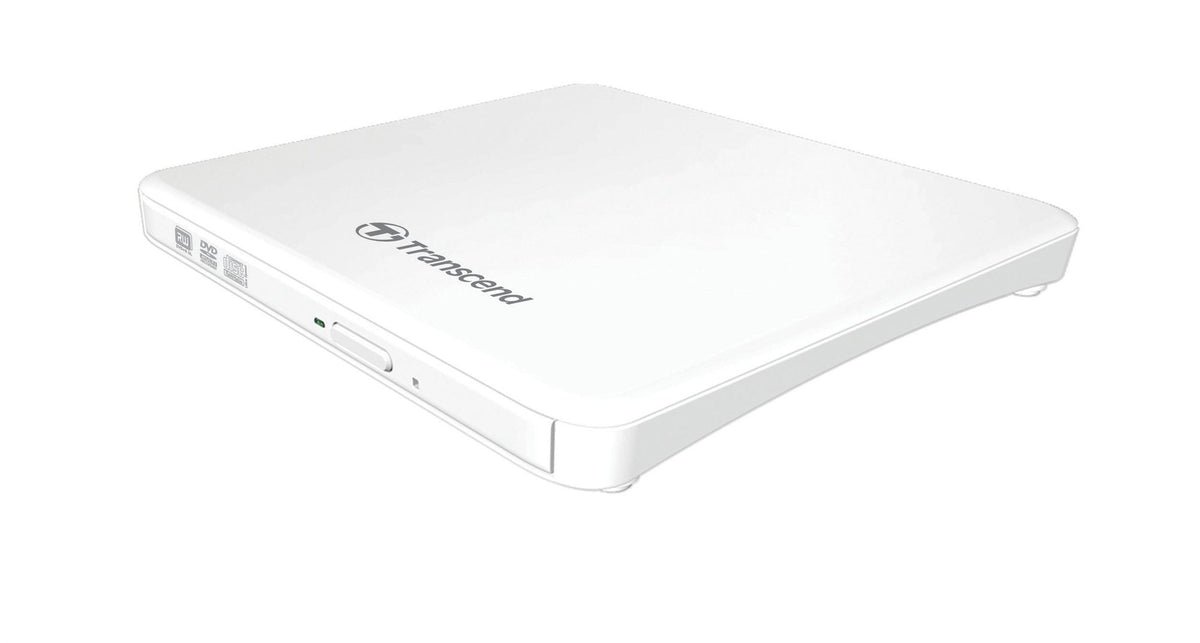 Lecteur/Graveur DVD Externe TRANSCEND TS8XDVDS 8x USB Blanc