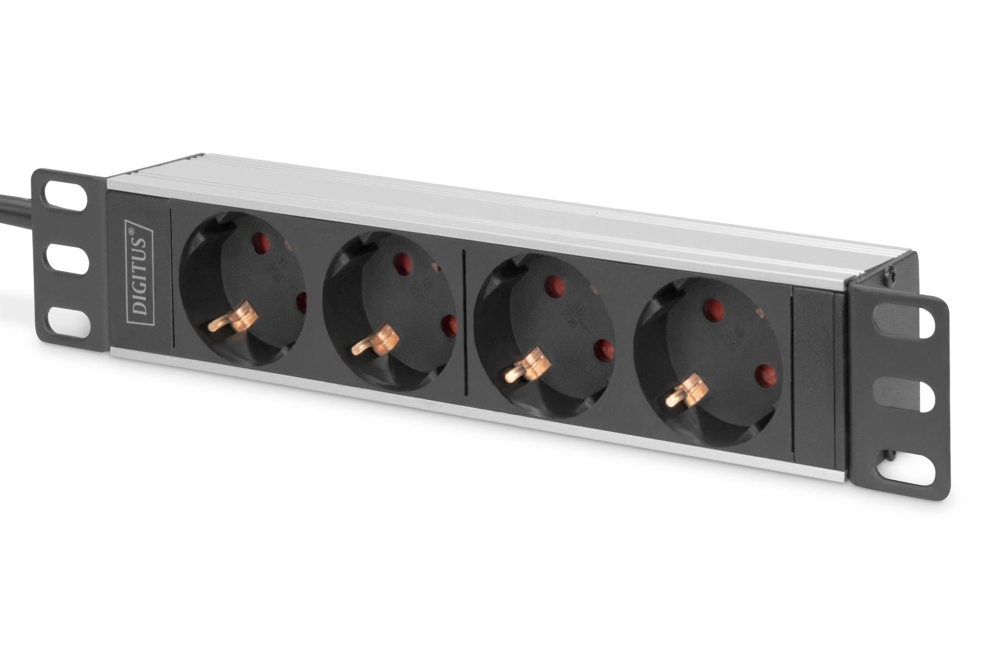 Digitus DN-95418 unité de distribution d'énergie 4 sortie(s) CA 0U/1U Noir