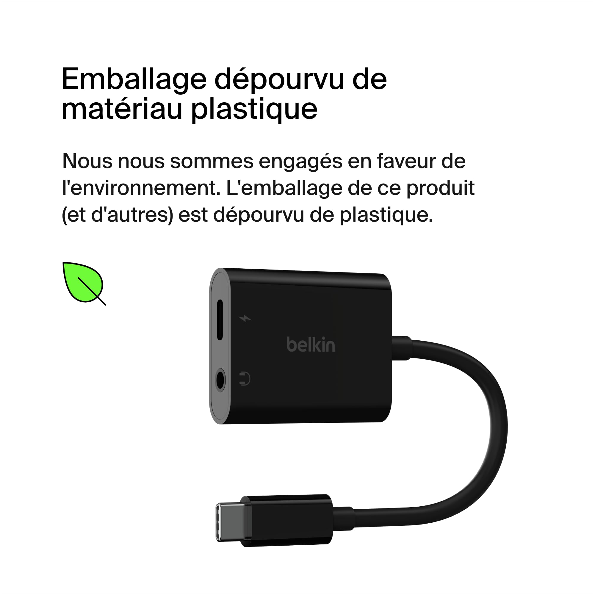 BELKIN adaptateur USB-C vers USB-C et Jack