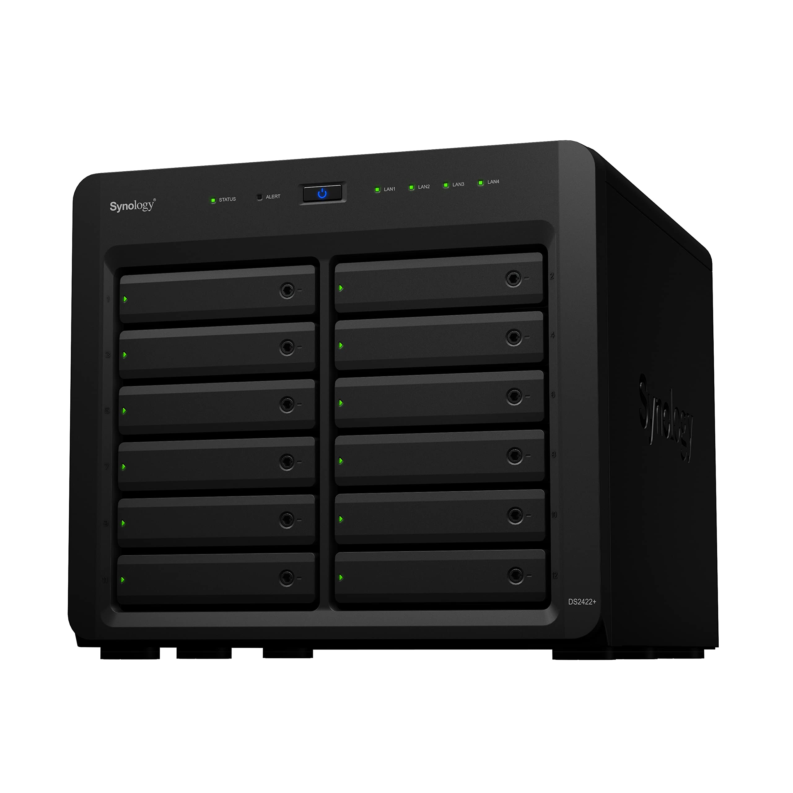 SYNOLOGY DS2422+ DiskStation AMD Ryzen Embedded V1500B compact 12-Bay desktop NAS QUAD CORE 4Go RAM