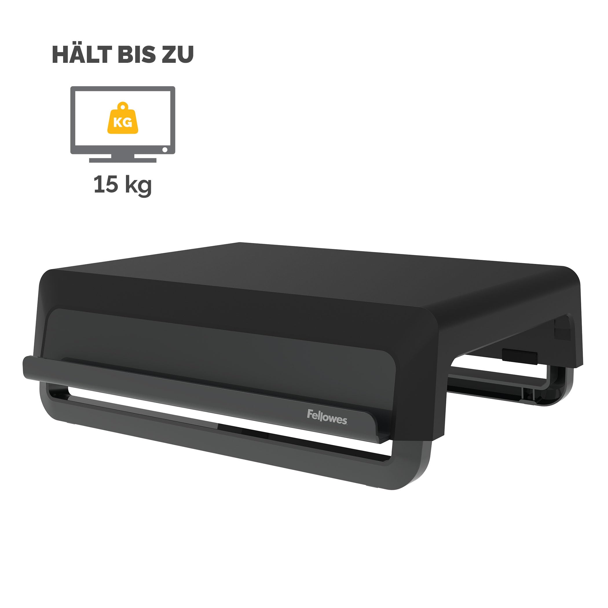 FELLOWES Monitor Support Breyta Black