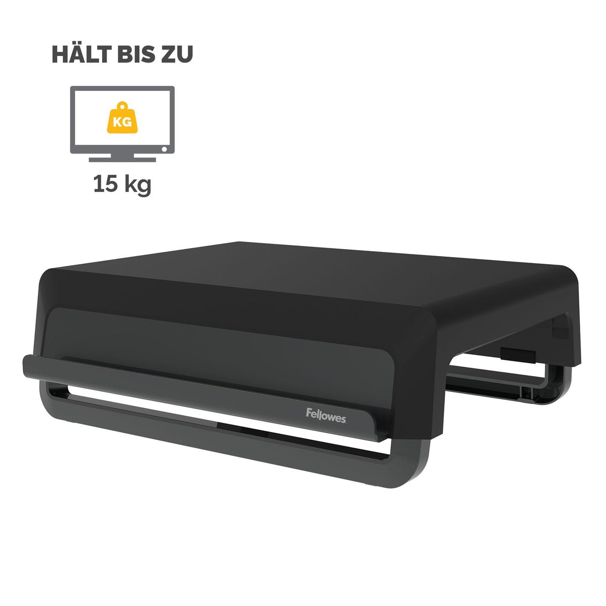 FELLOWES Monitor Support Breyta Black