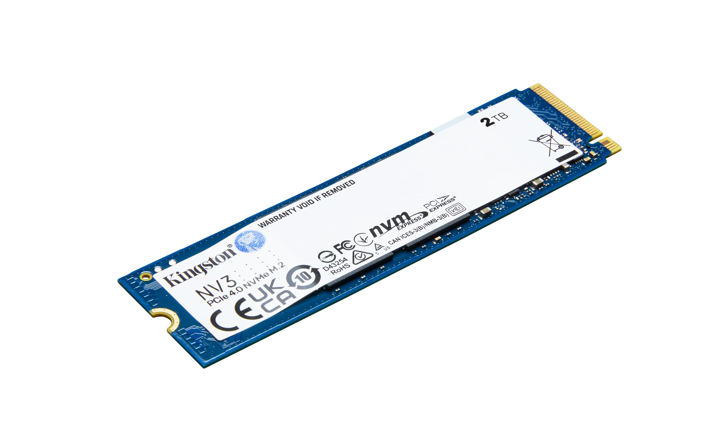 KINGSTON 2000Go NV3 M.2 2280 PCIe 4.0 NVMe SSD