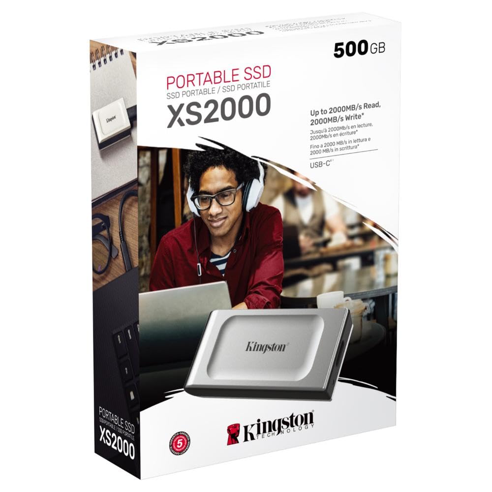 KINGSTON XS2000 PORTABLE SSD 500Go USB3.2