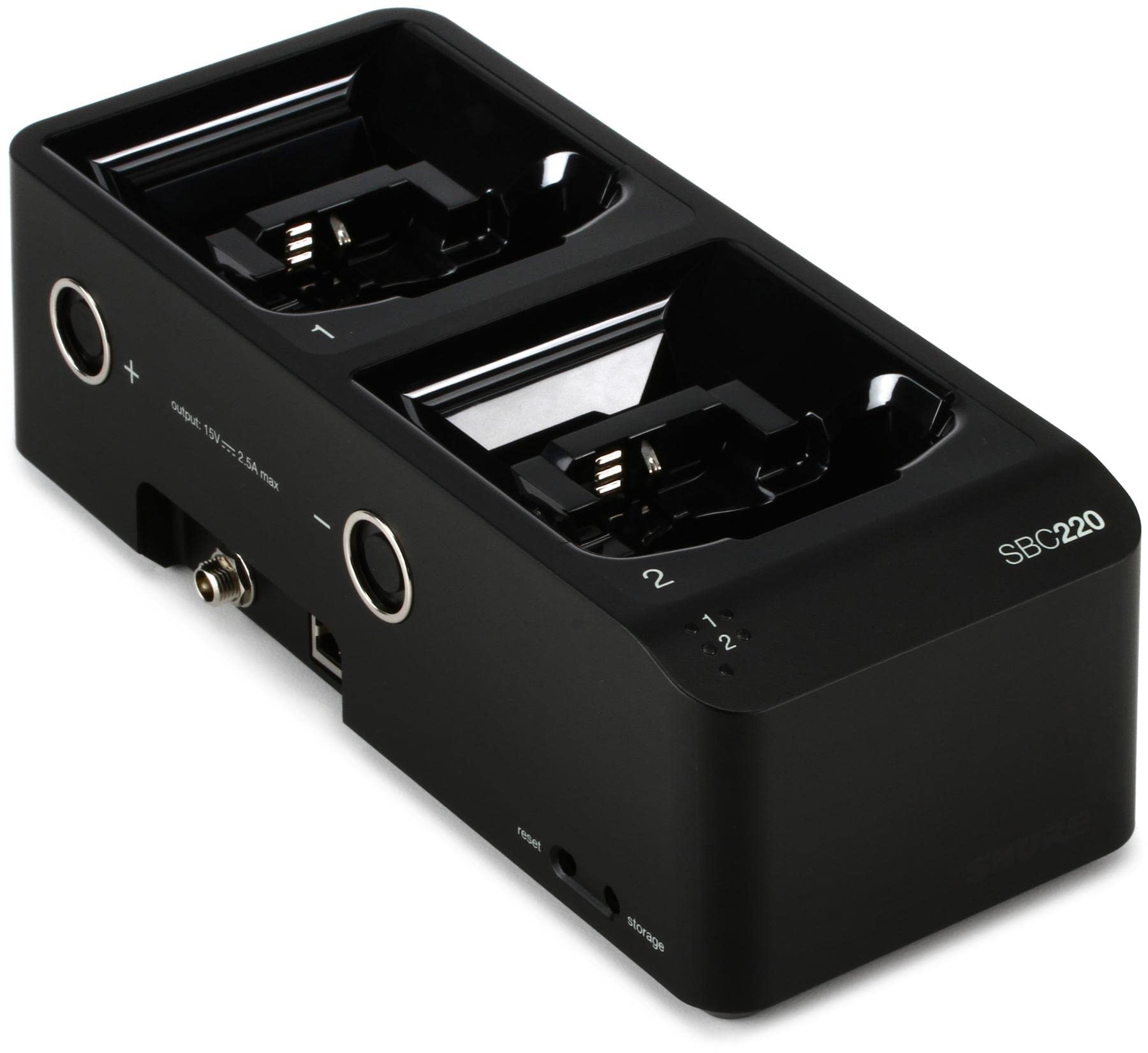 Shure Charging Station Organizer Freestanding Plastic Black