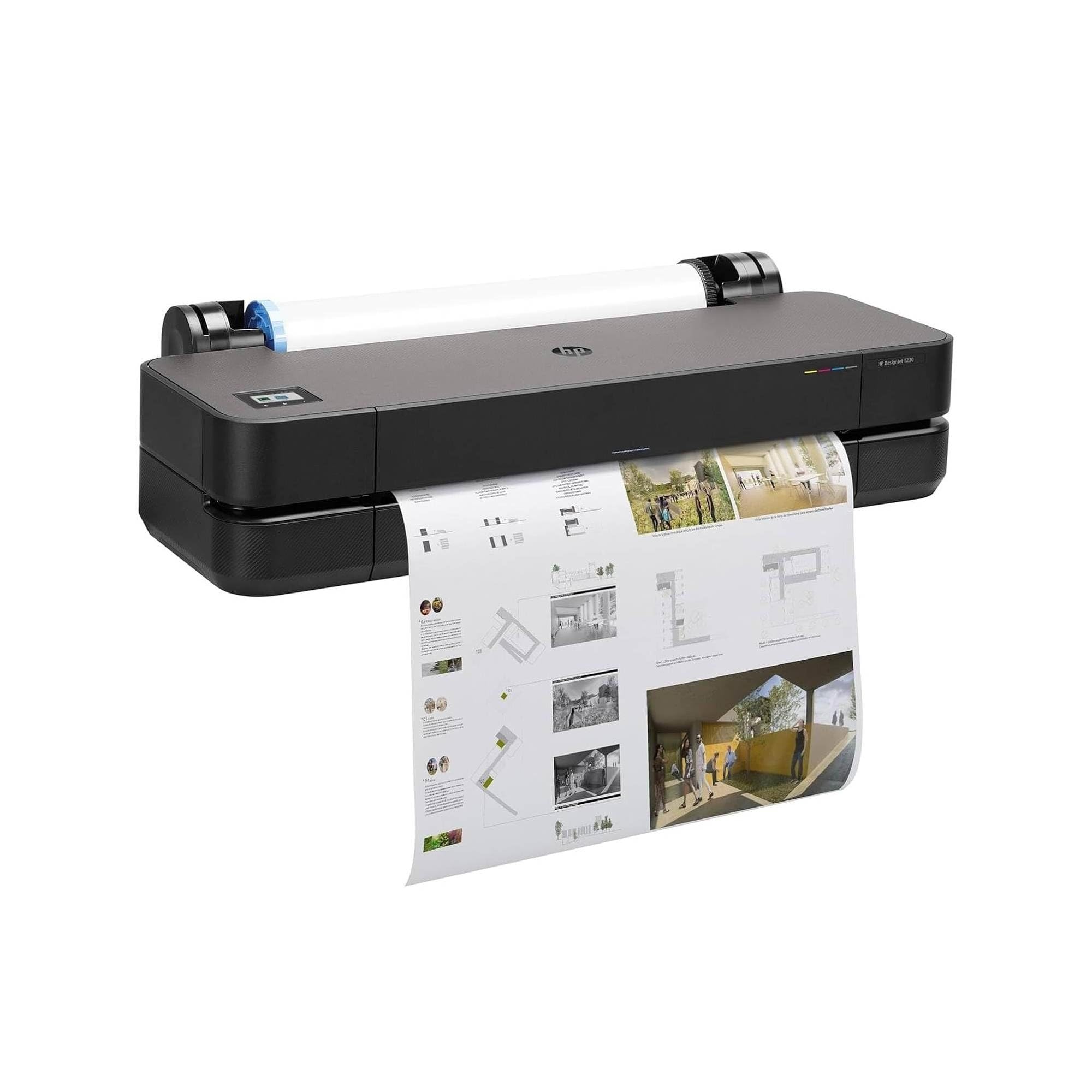 HP DesignJet T230 24p LFP 2025 Colour Ink-Jet A1 ANSI D 2400x1200dpi 0.58 min/page USB LAN Wi-Fi