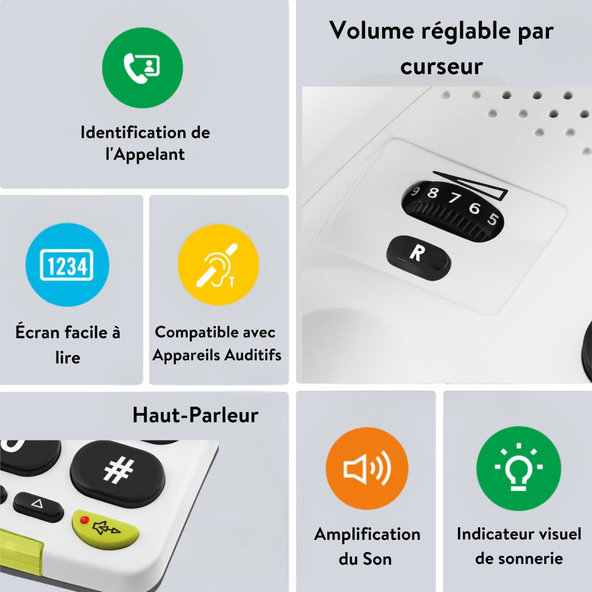Doro Phone Easy 312Cs/White