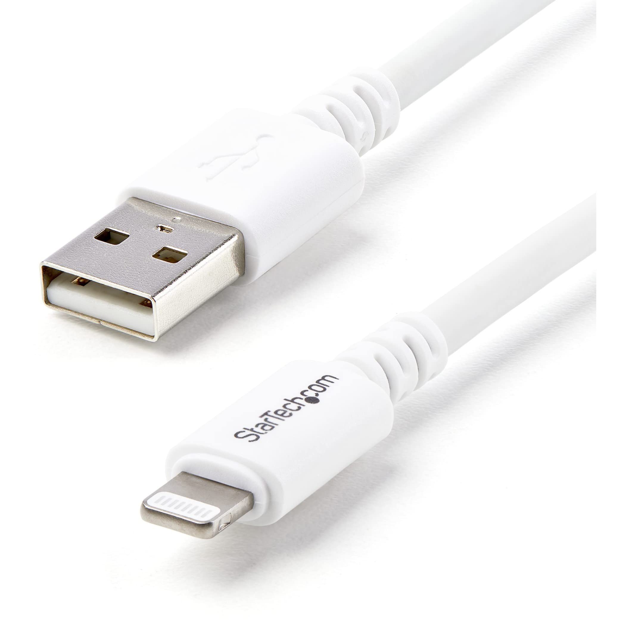 10 ft White 8-pin Lightning to USB Cable