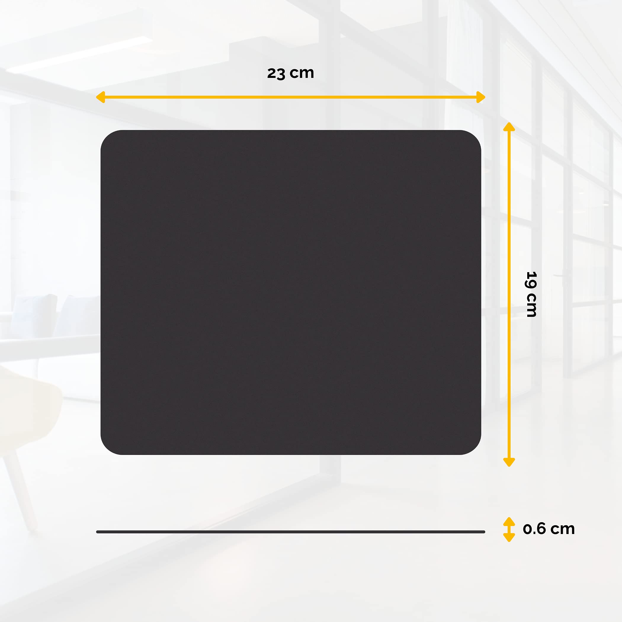 FELLOWES Tapis de souris économique Noir