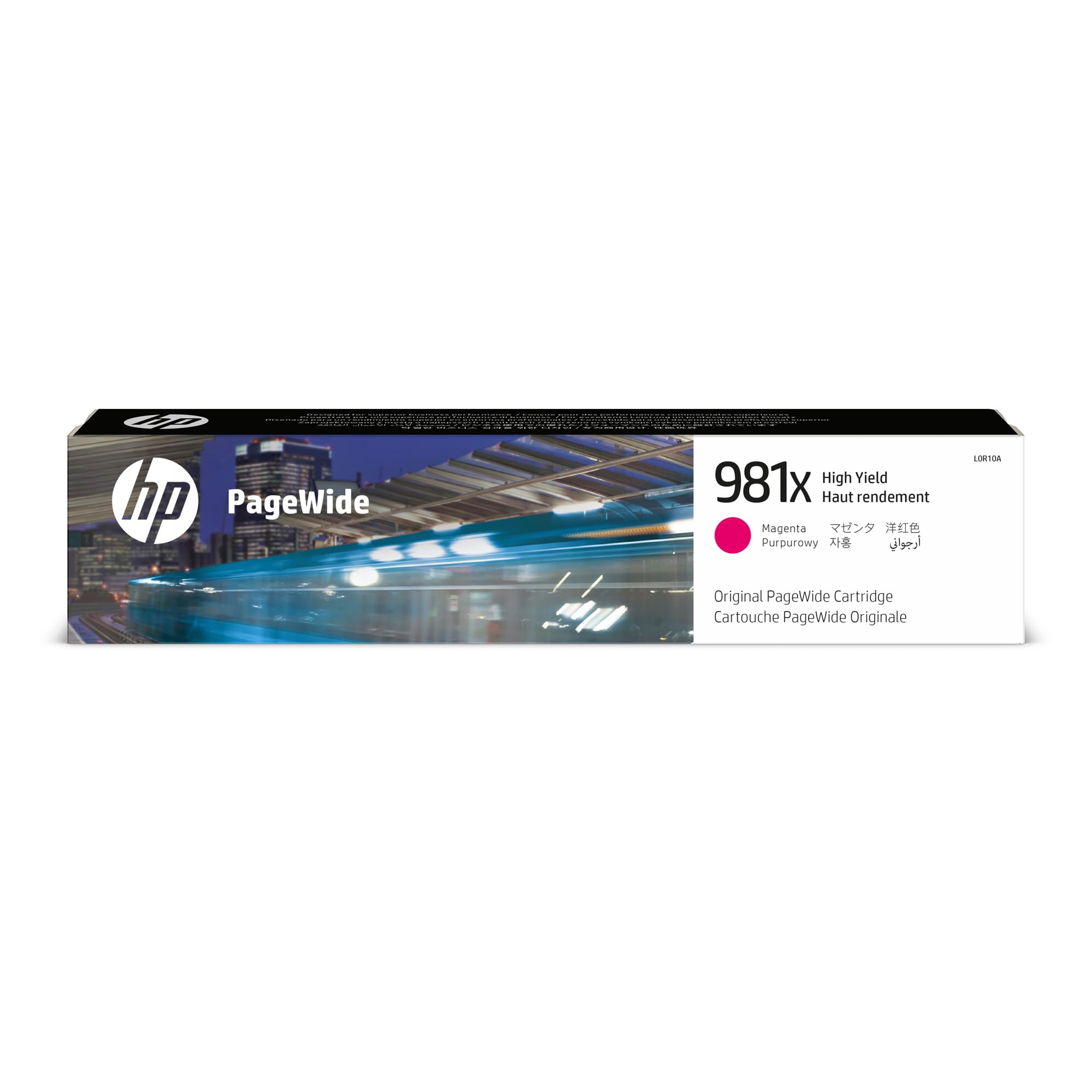 HP 981X original High Yield Magenta PageWide Cartridge L0R10A