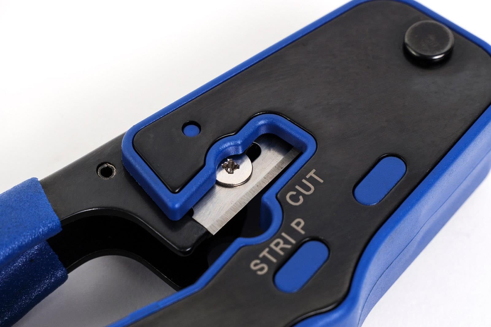Digitus X-ML-EZ-TOOL Pince a sertir Noir, Bleu