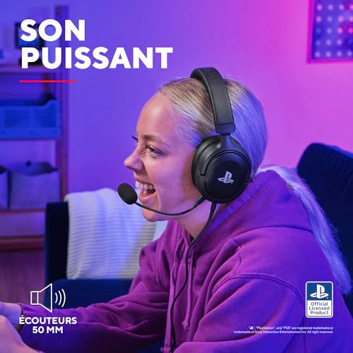 TRUST Casque gaming FORTA pour PS5 license officielle - Black