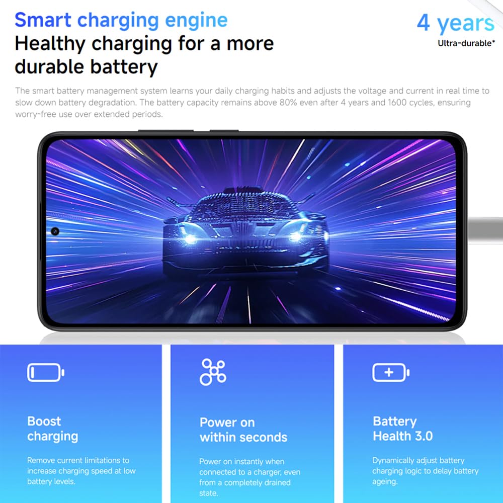 Xiaomi Redmi Note 14 4G (Double Sim - 6.67" - NFC - 256 Go, 8 Go RAM) Violet