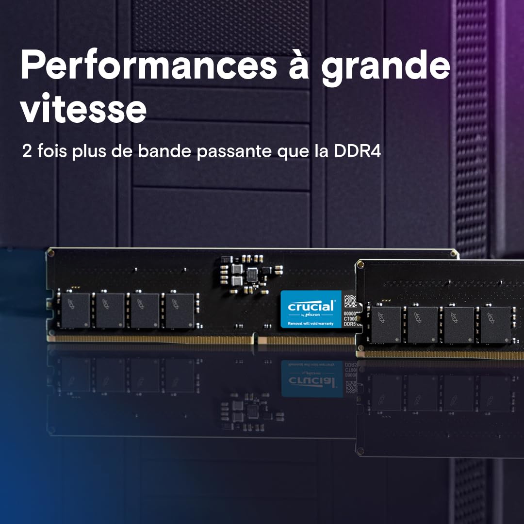 Module de mémoire Crucial CT32G56C46U5 32 Go 1 x 32 Go DDR5