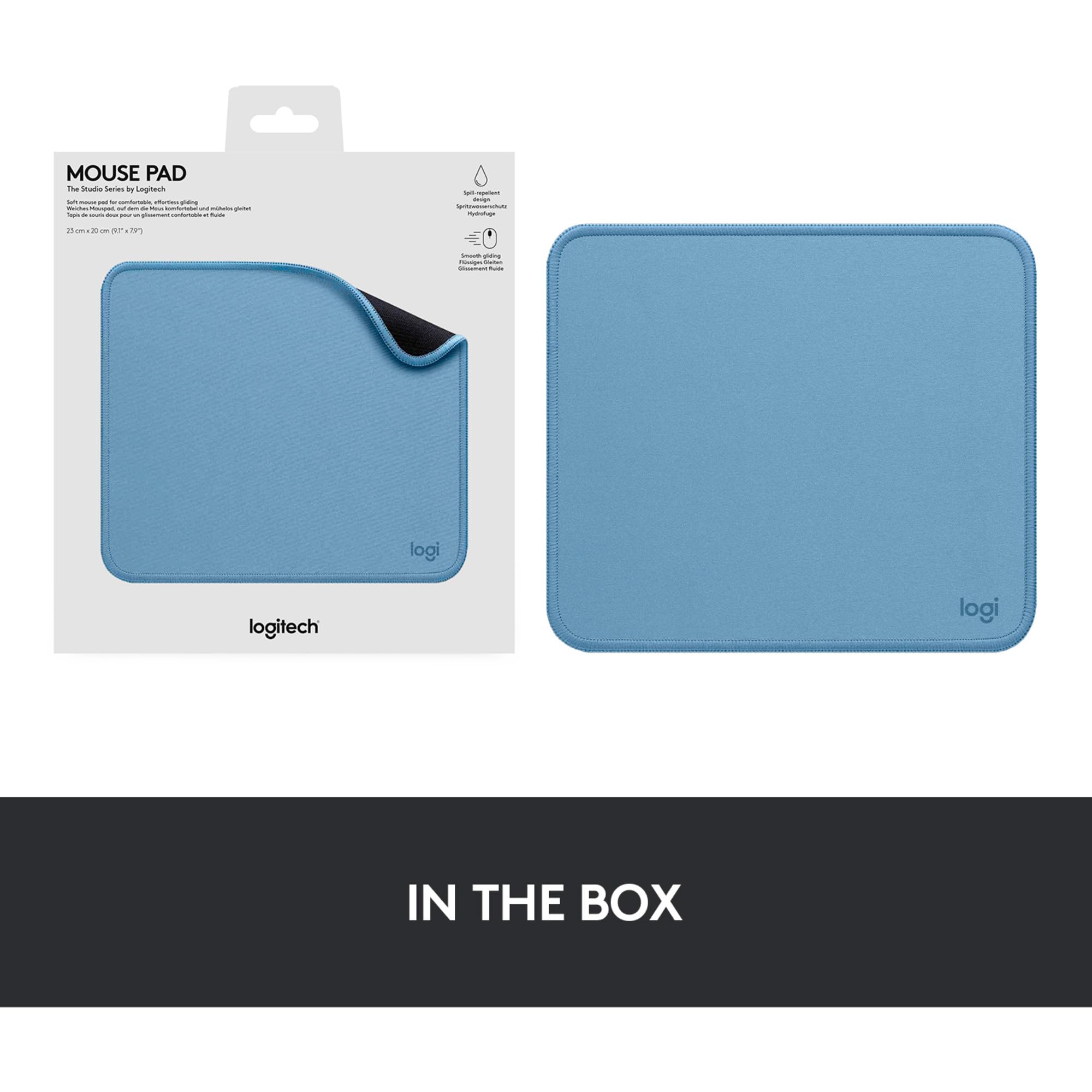 LOGITECH Desk Mat Studio Series Mouse pad blue grey