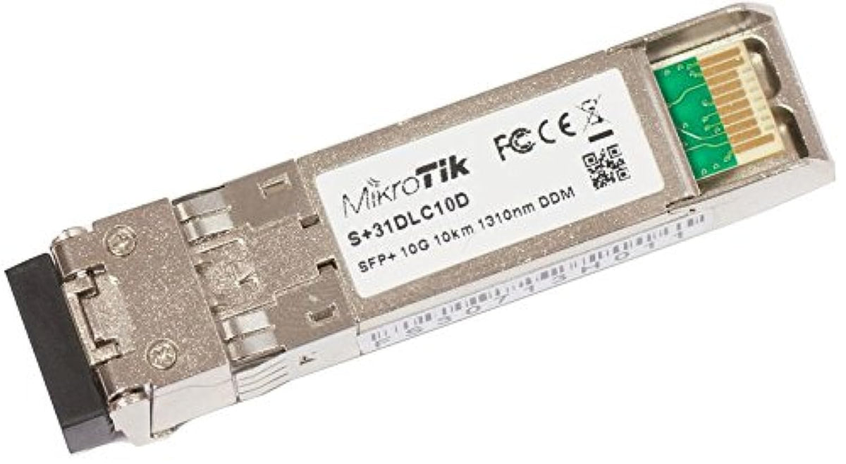 Mikrotik S+31DLC10D module émetteur-récepteur de réseau Fibre optique 10000 Mbit/s SFP+ 1310 nm