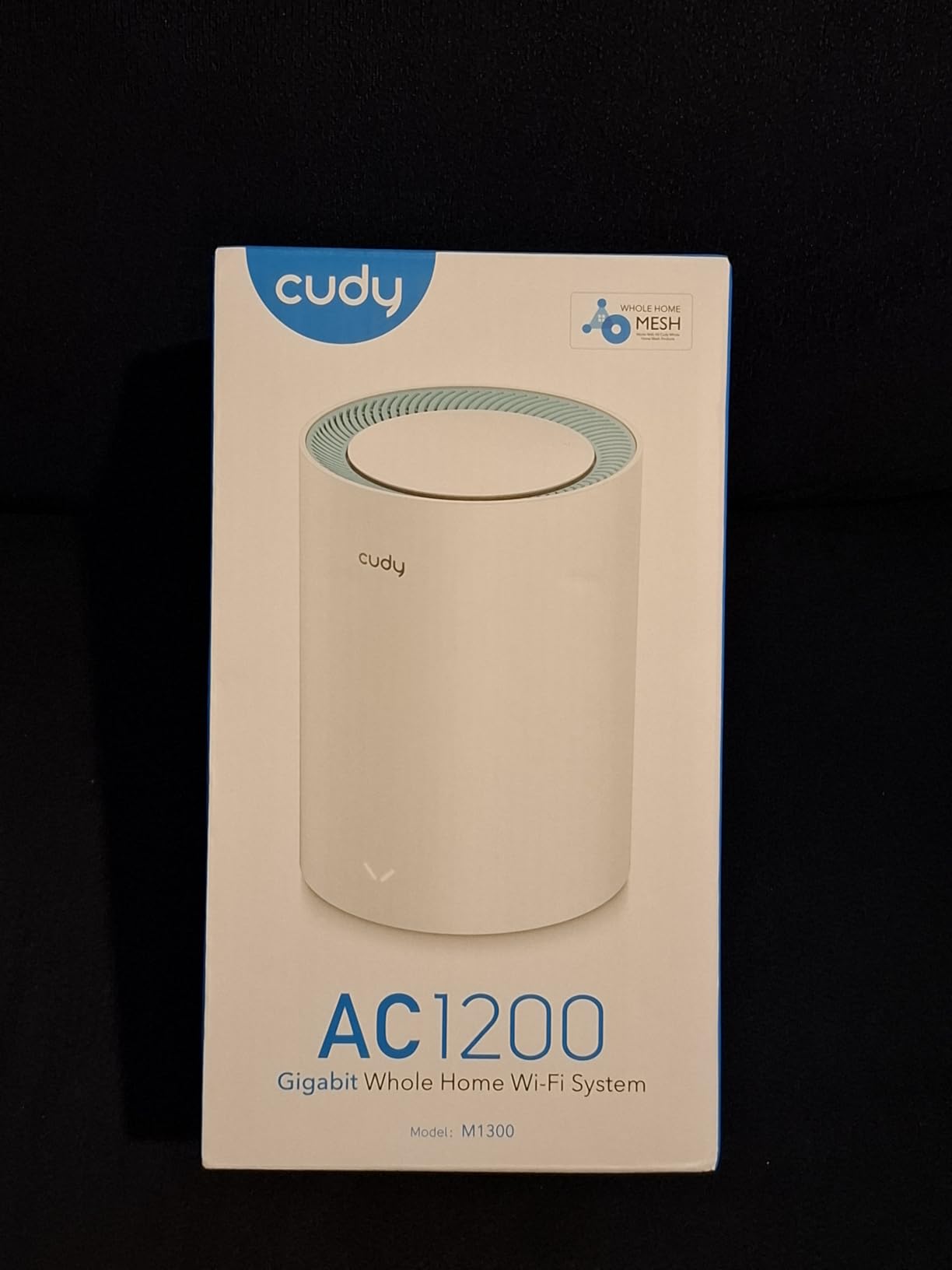 Cudy M1300 1-PACK systeme Wi-Fi maillé Bi-bande (2,4 GHz / 5 GHz) Wi-Fi 5 (802.11ac) Blanc 2 Interne