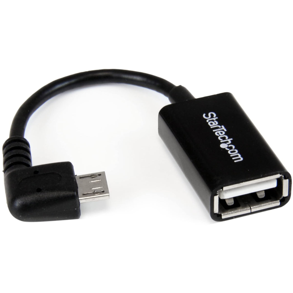 5in Right Angle Micro USB OTG Adapter