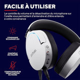 TRUST Casque micro FAYZO 7.1 USB pour PC & Console - White