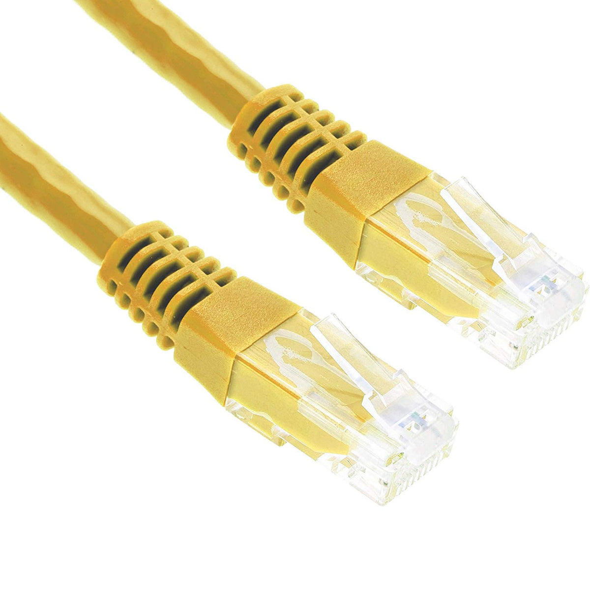 Cordon RJ45 catégorie 5e F/UTP snagless jaune - 1 m