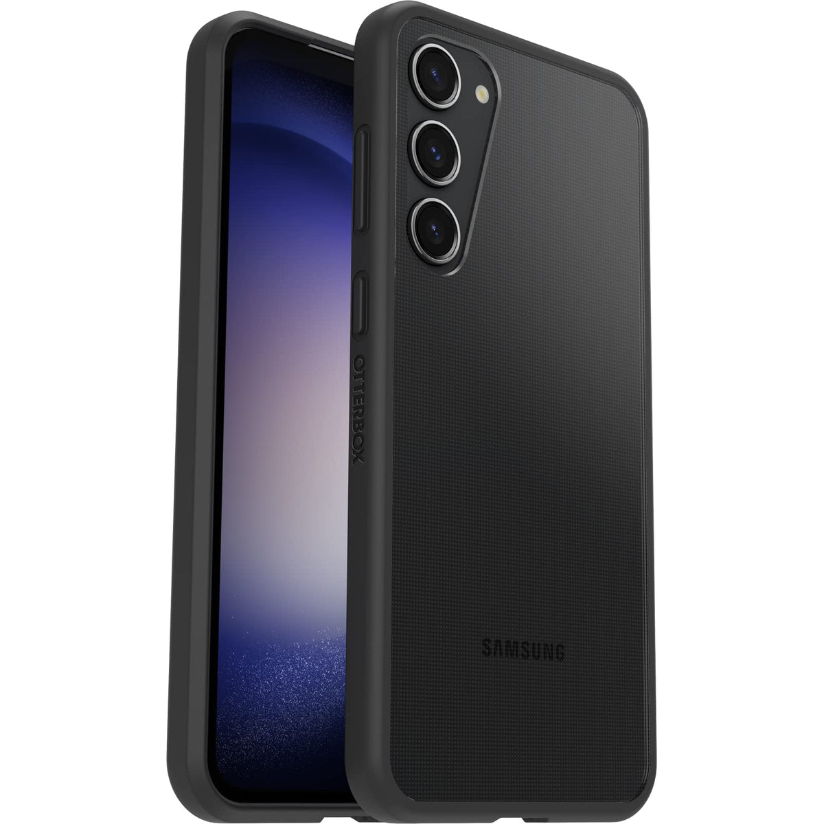 React Samsung S23+Clear/Black POLYBAG