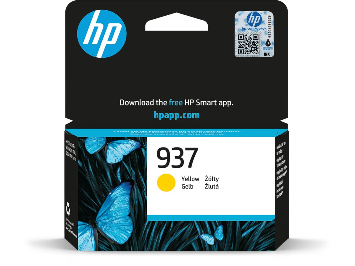 HP 937 Yellow Original Ink Cartridge