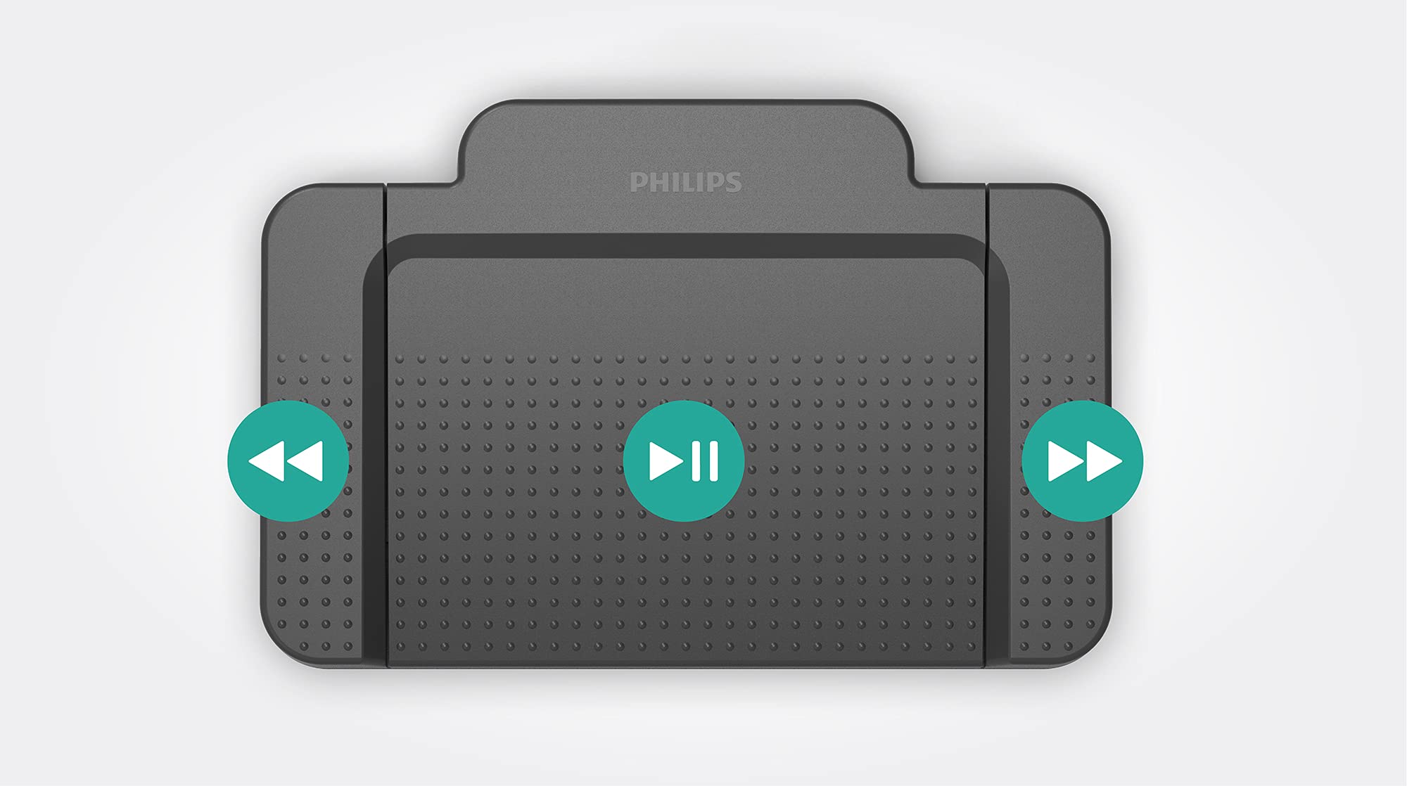 PHILIPS Pédale de contrôle ACC2320 :  Design 3 pédales (style US), USB