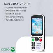 Doro 780X IUP Black/White