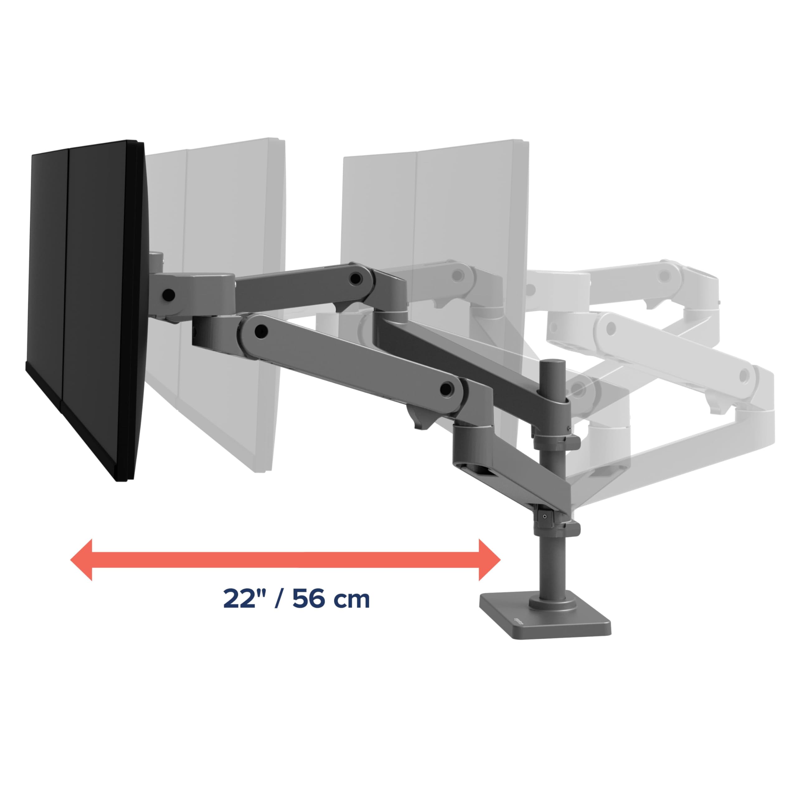 LX PRO ARM DUAL DISPLAY STACKING