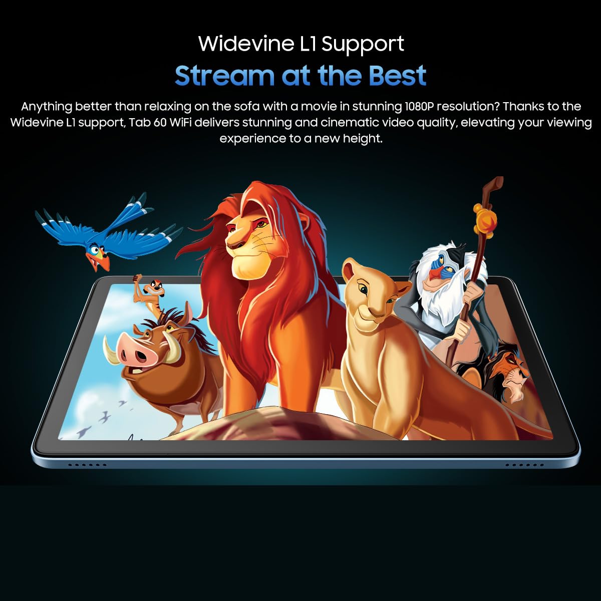 Blackview TAB 60 (Wifi - 10.1'' - 128 Go, 4 Go RAM) Bleu