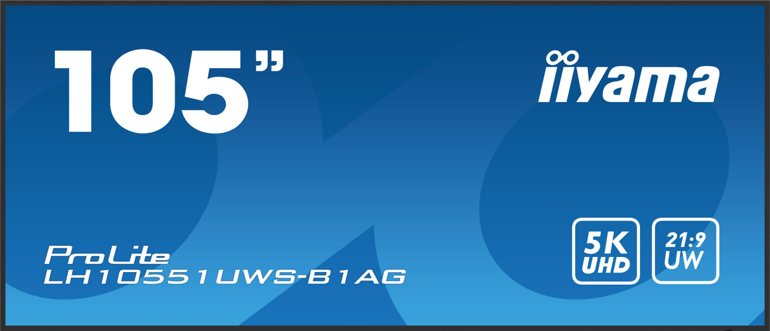 105"UW 5120x2160 UW5K IPS 1x HDMI