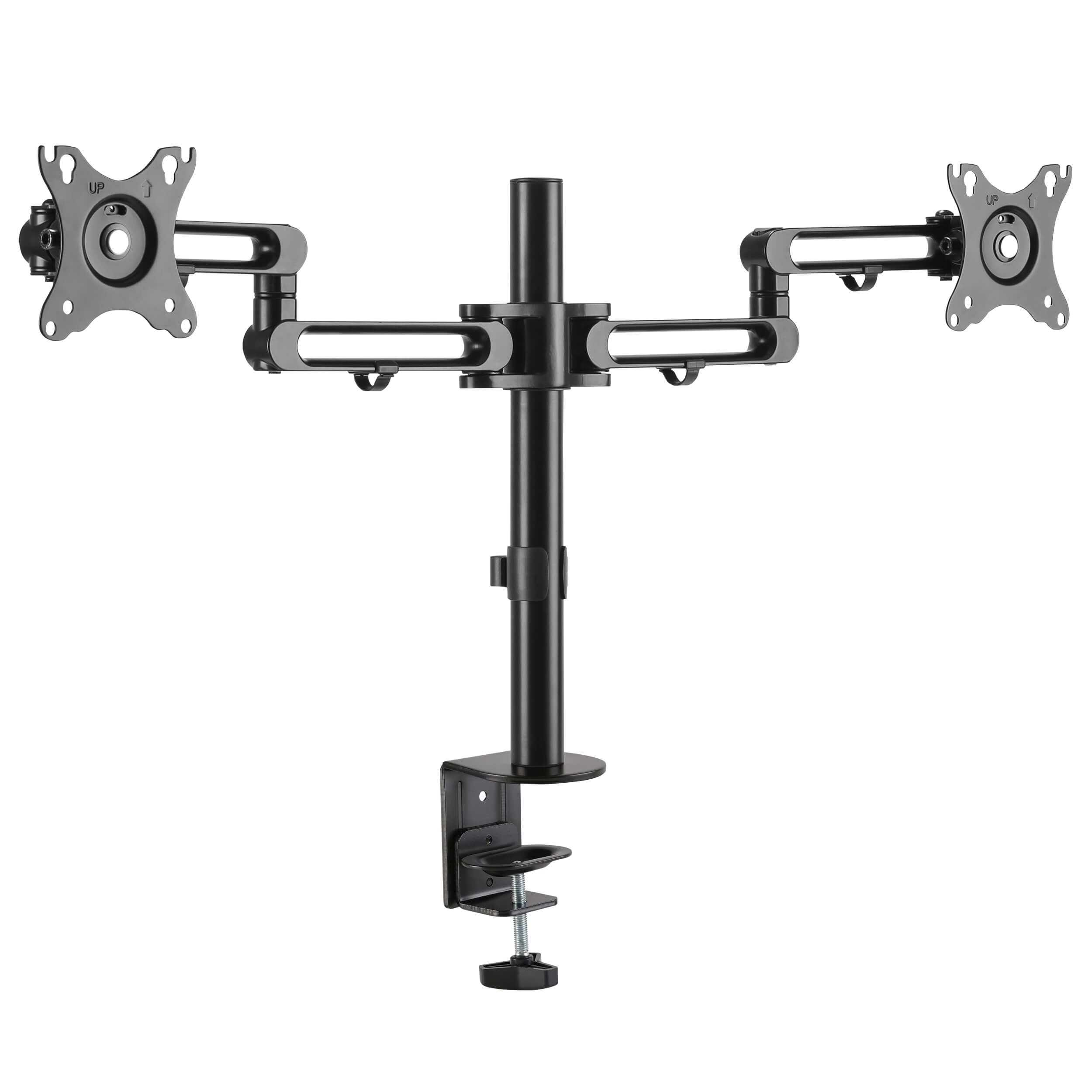 EATON TRIPPLITE Dual-Monitor Flex-Arm Desktop Clamp for 13p to 27p Displays