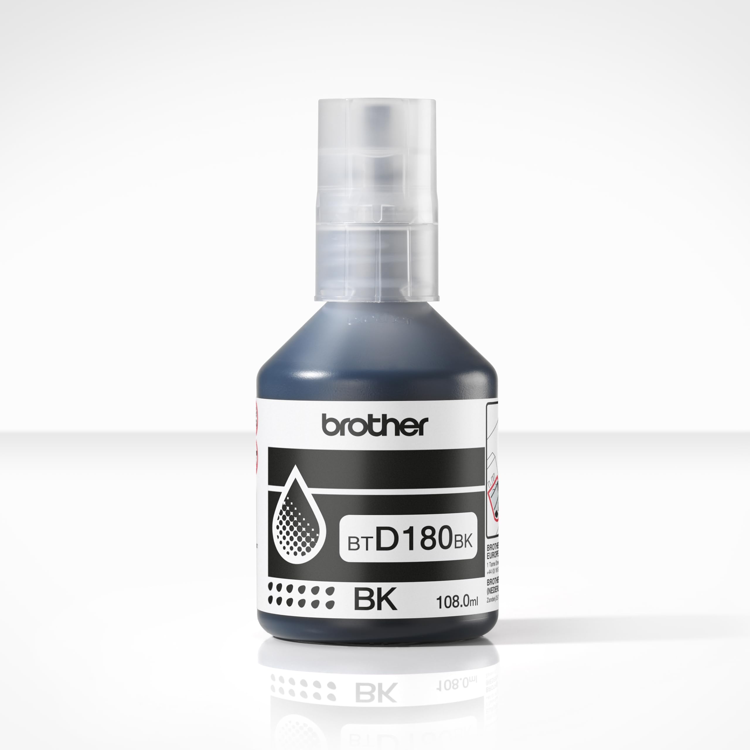 BROTHER Black ink bottle yield up to 7.500 pages