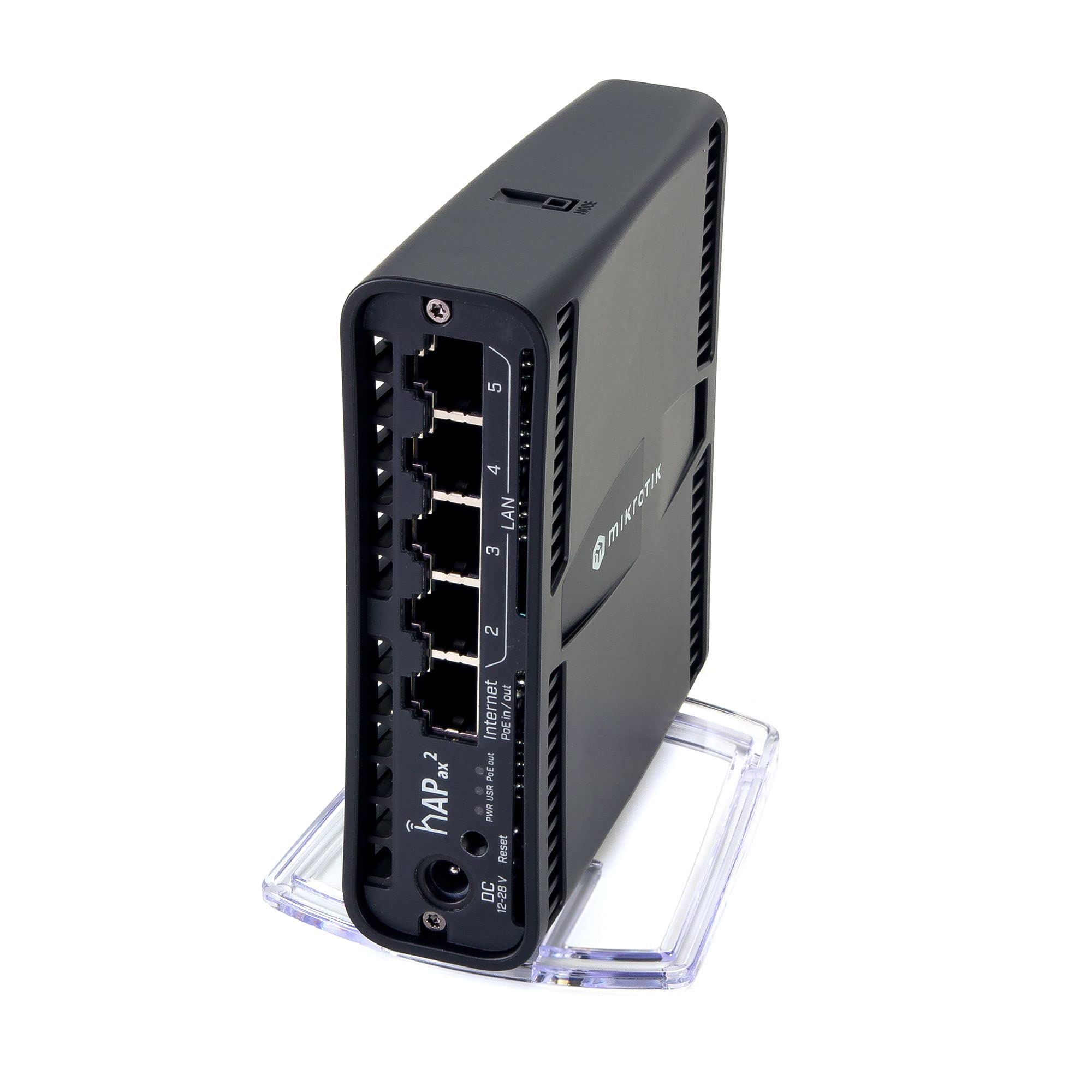 Mikrotik hAP ax2 routeur sans fil Gigabit Ethernet Bi-bande (2,4 GHz / 5 GHz) Noir