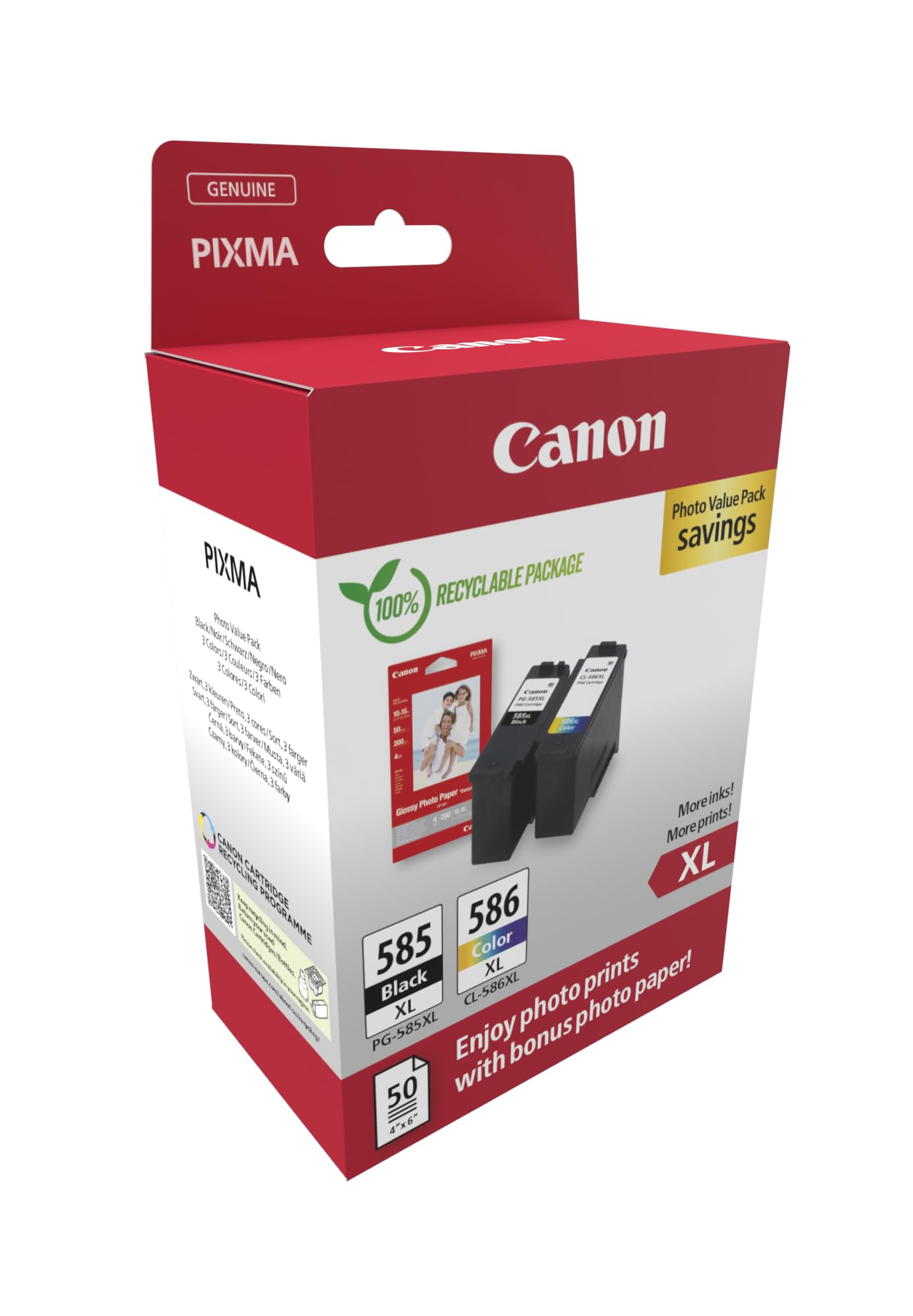 CANON PG-585XL/CL-586XL Photo Value