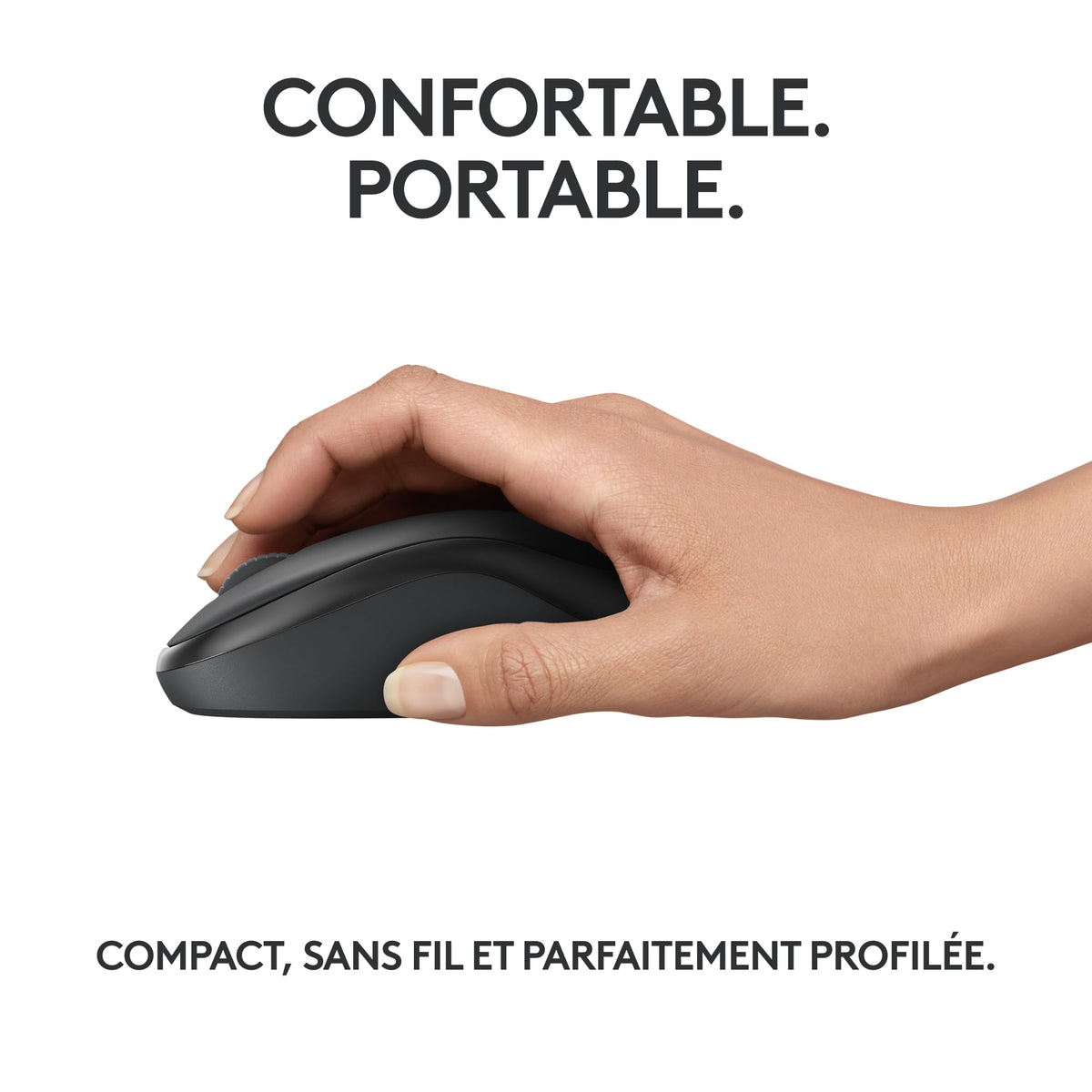 LOGITECH M240 Silent Mouse right and left-handed optical 3 buttons wireless Bluetooth graphite