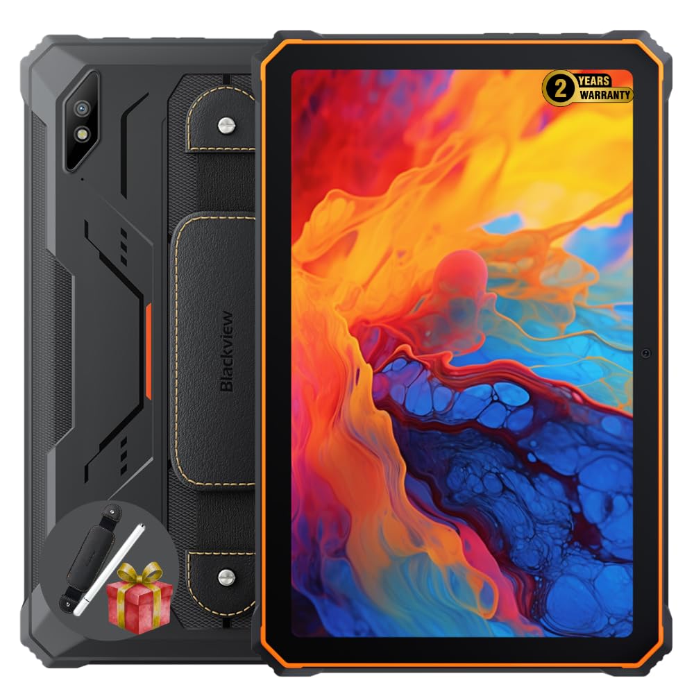 Blackview Active 8 Pro (Double Sim - Ecran 10.36'' - 4G/LTE - 256 Go, 8 Go RAM) Orange