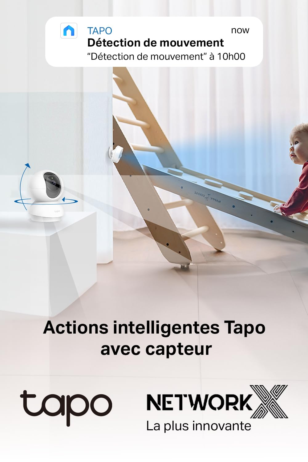 TP-LINK Tapo C210 Pan/Tilt Security WiFi Camera 3MP 2.4GHz Horizontal 360 microSD slot FFS Night vision