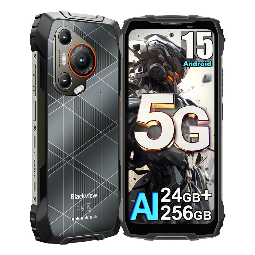 Blackview BL7000 (Doke IA - 5G - Écran 6.78'' - 256 Go, 8 Go RAM) Noir