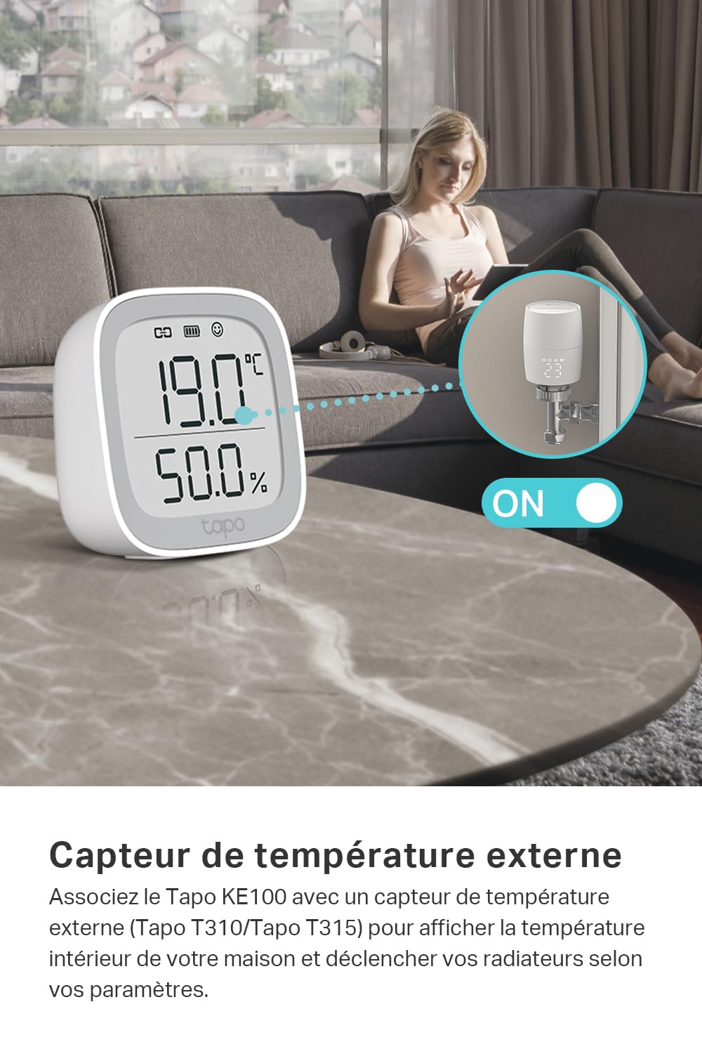 TP-LINK KE100 Thermostatic Radiator Valve