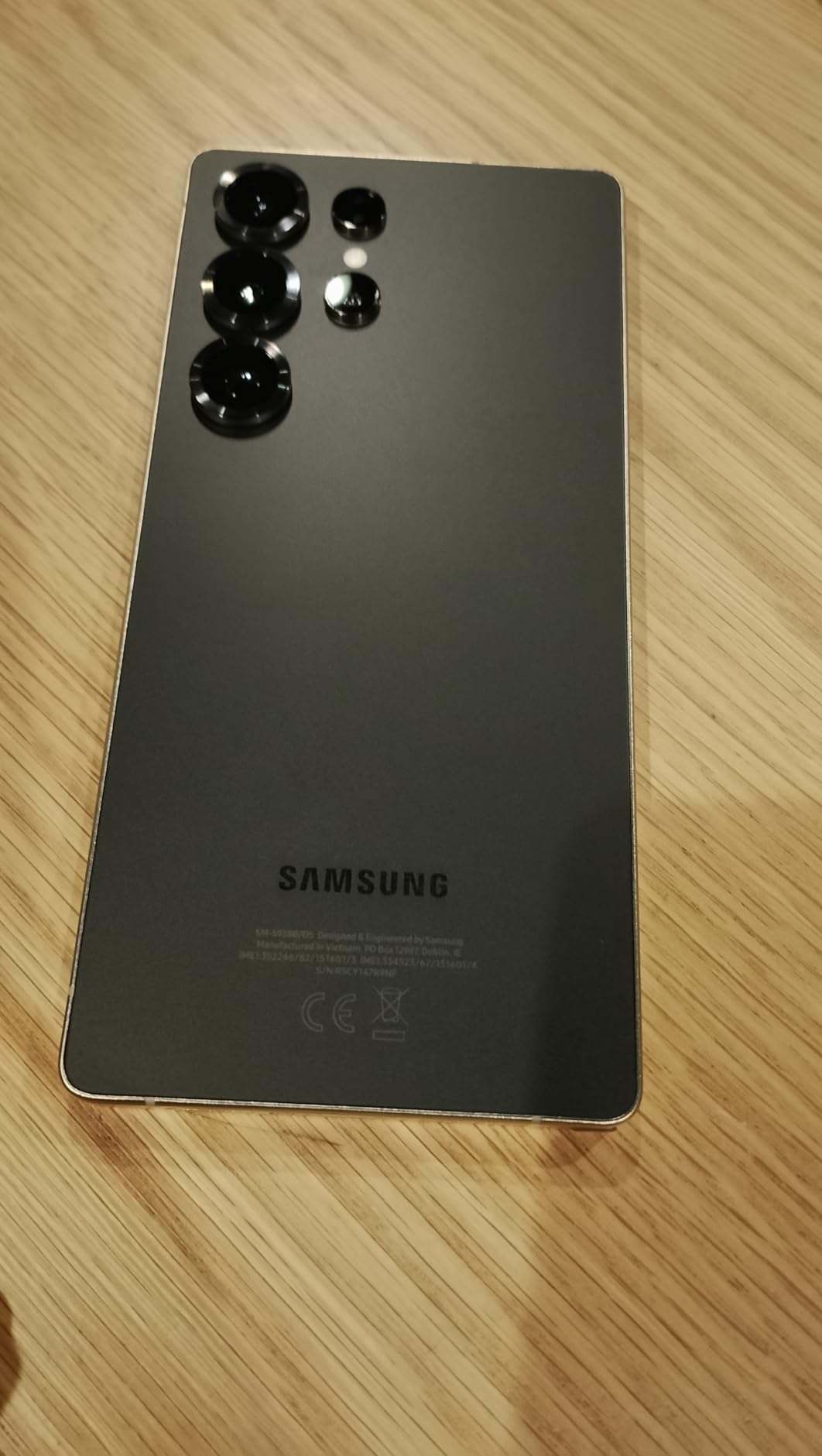 Galaxy S25 Ultra 256GB Ent Titan. Black