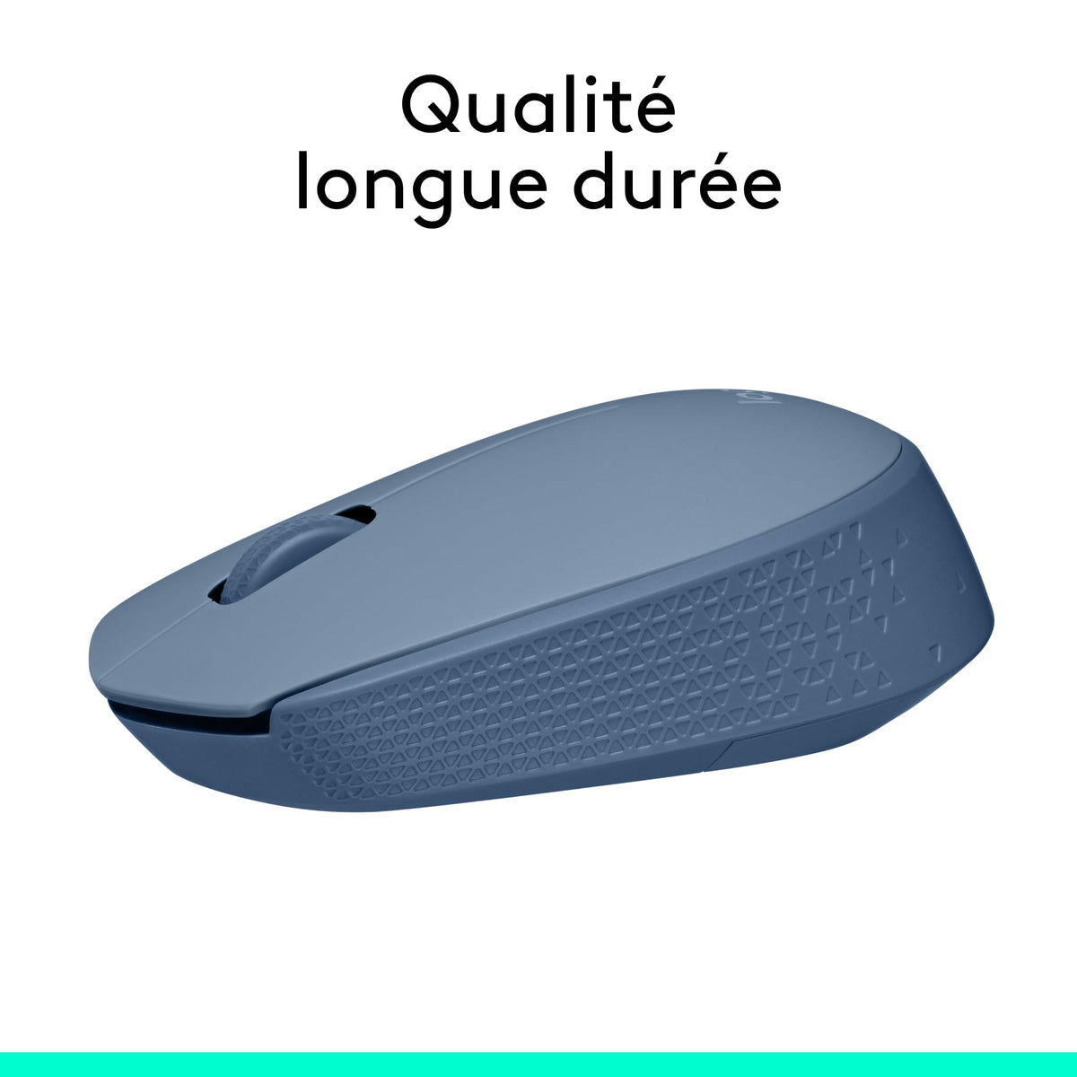 LOGITECH M171 Mouse right and left-handed optical 3 buttons wireless 2.4 GHz USB wireless receiver blue/grey