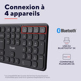 TRUST Clavier sans fil VAIYA Bluetooth (FR)