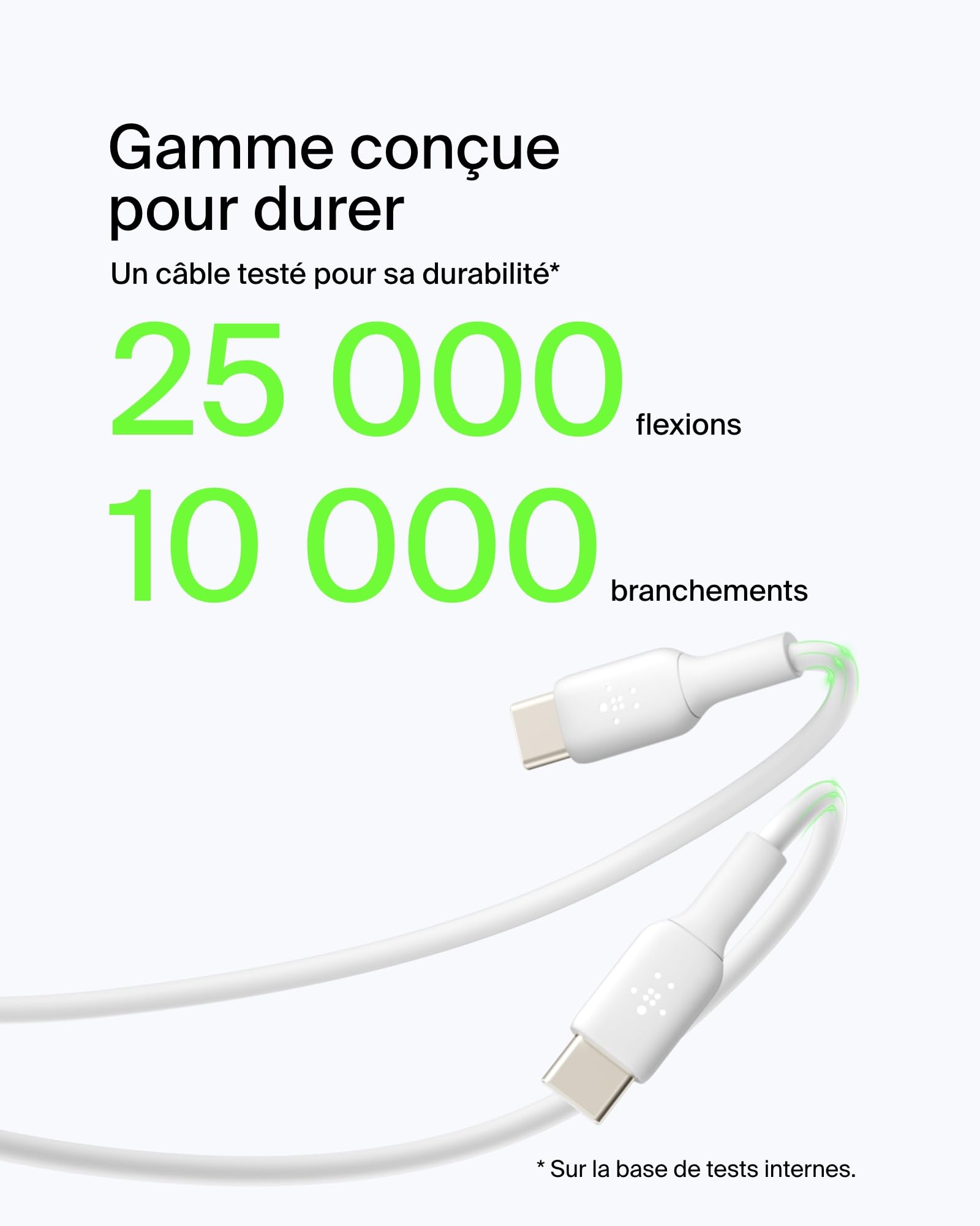 BELKIN BOOST CHARGE USB-A to USB-C Cable PVC 0.15M White